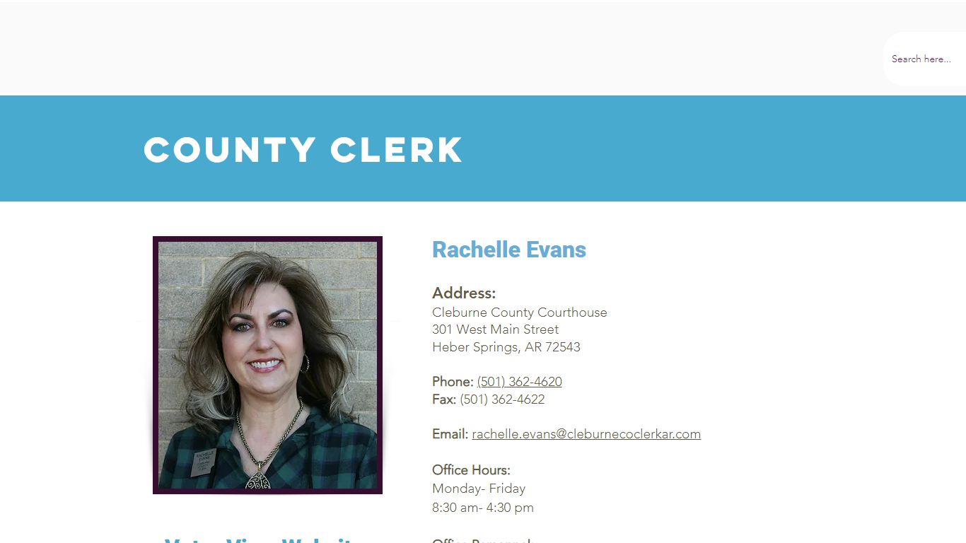 County Clerk | cleburne-county